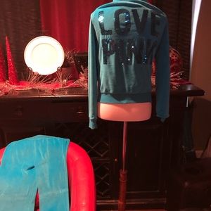 Victoria Secret Pink Velour Suit